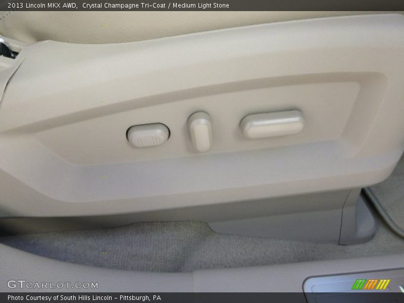 Crystal Champagne Tri-Coat / Medium Light Stone 2013 Lincoln MKX AWD
