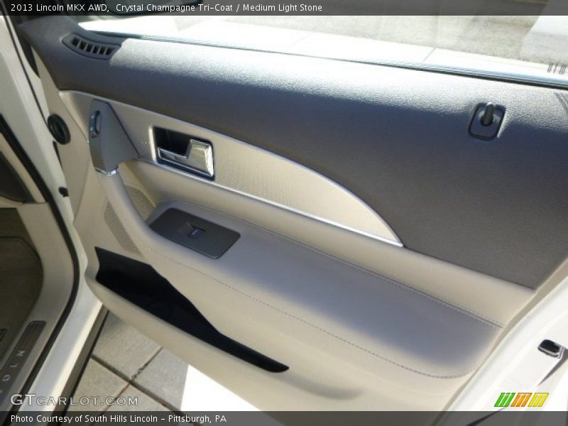 Crystal Champagne Tri-Coat / Medium Light Stone 2013 Lincoln MKX AWD
