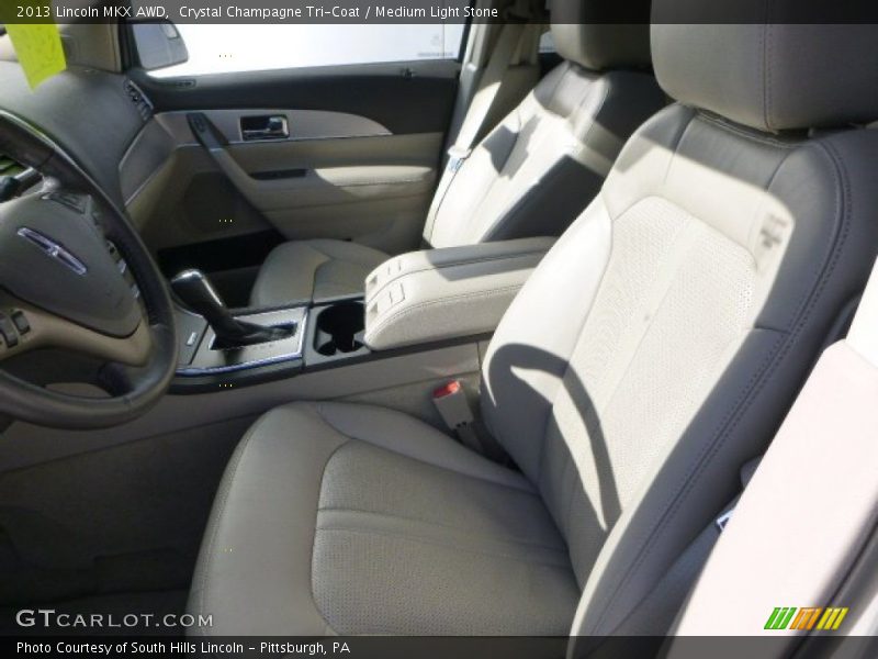 Crystal Champagne Tri-Coat / Medium Light Stone 2013 Lincoln MKX AWD