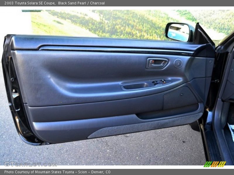 Black Sand Pearl / Charcoal 2003 Toyota Solara SE Coupe