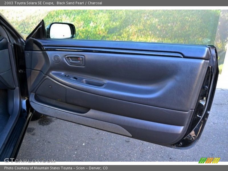 Black Sand Pearl / Charcoal 2003 Toyota Solara SE Coupe