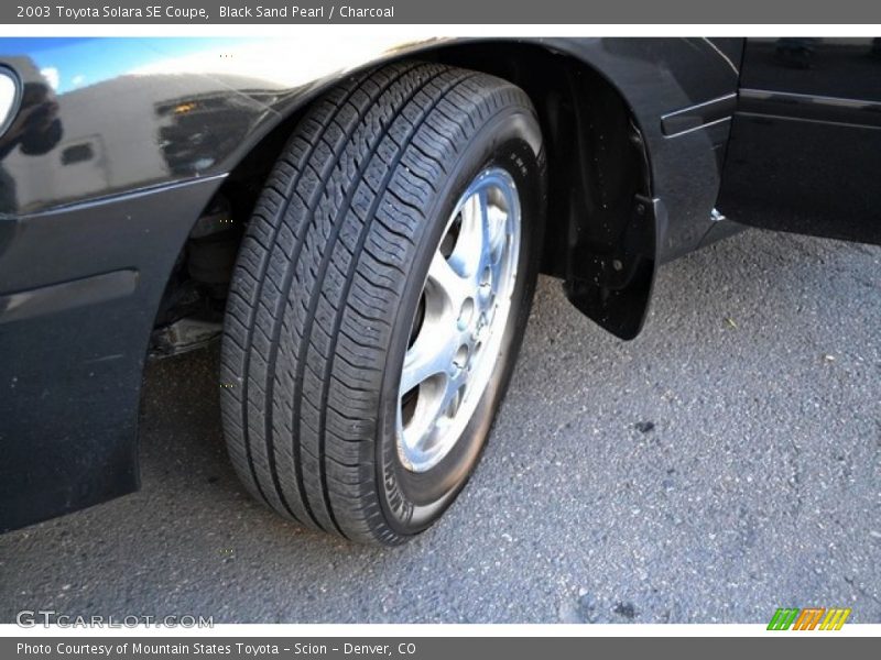 Black Sand Pearl / Charcoal 2003 Toyota Solara SE Coupe