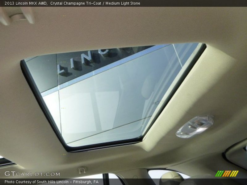 Crystal Champagne Tri-Coat / Medium Light Stone 2013 Lincoln MKX AWD