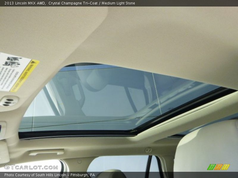 Crystal Champagne Tri-Coat / Medium Light Stone 2013 Lincoln MKX AWD