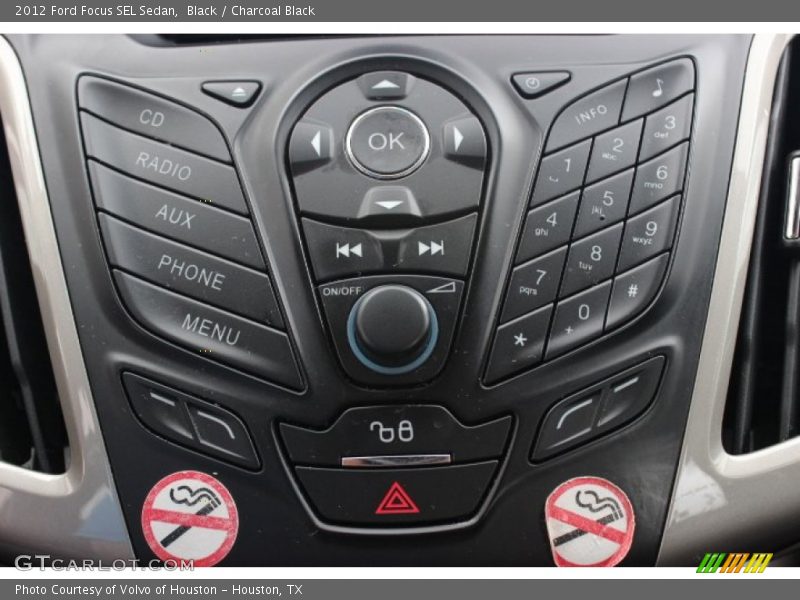 Black / Charcoal Black 2012 Ford Focus SEL Sedan