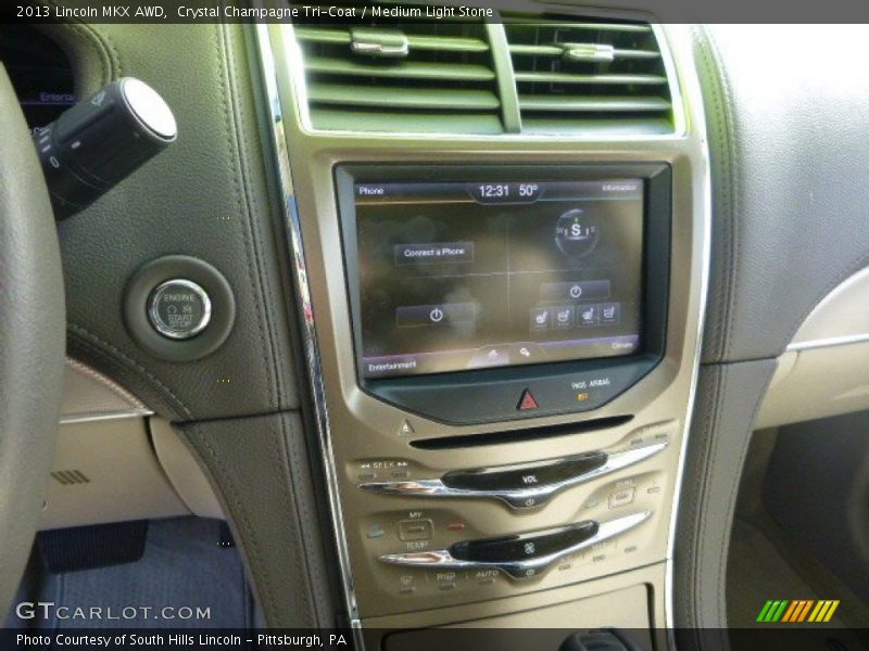 Crystal Champagne Tri-Coat / Medium Light Stone 2013 Lincoln MKX AWD