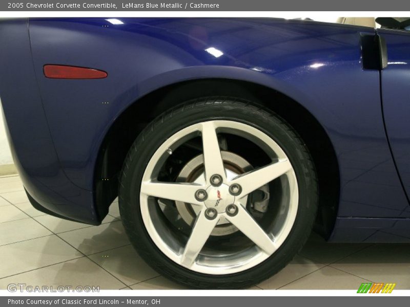 LeMans Blue Metallic / Cashmere 2005 Chevrolet Corvette Convertible