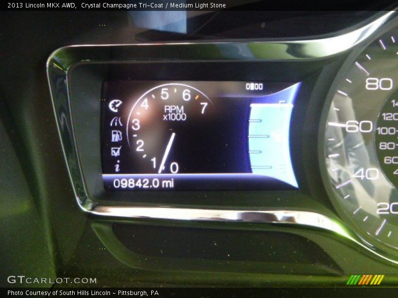 Crystal Champagne Tri-Coat / Medium Light Stone 2013 Lincoln MKX AWD