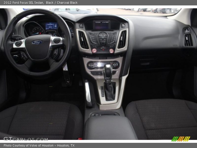 Black / Charcoal Black 2012 Ford Focus SEL Sedan