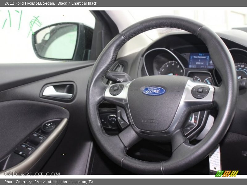 Black / Charcoal Black 2012 Ford Focus SEL Sedan