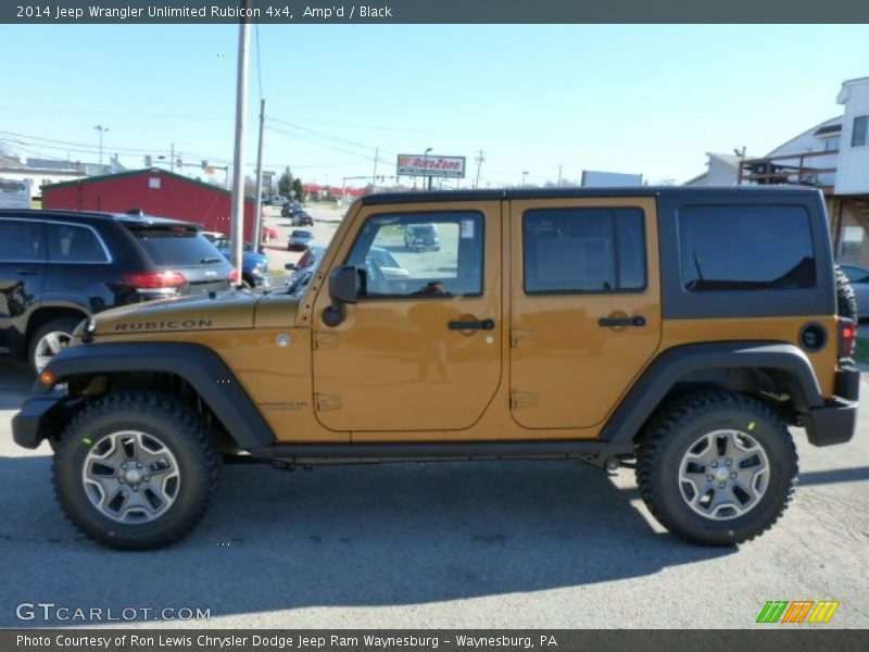 Amp'd / Black 2014 Jeep Wrangler Unlimited Rubicon 4x4
