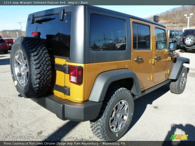 Amp'd / Black 2014 Jeep Wrangler Unlimited Rubicon 4x4