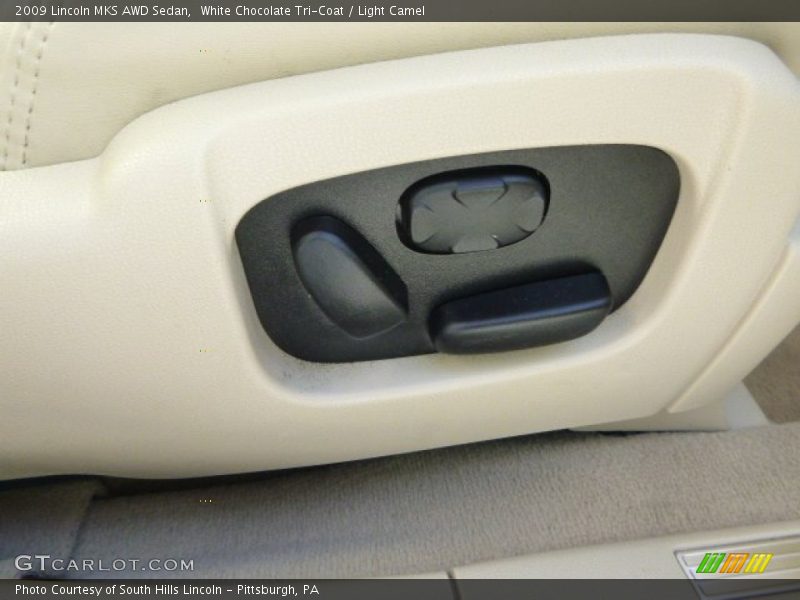 White Chocolate Tri-Coat / Light Camel 2009 Lincoln MKS AWD Sedan