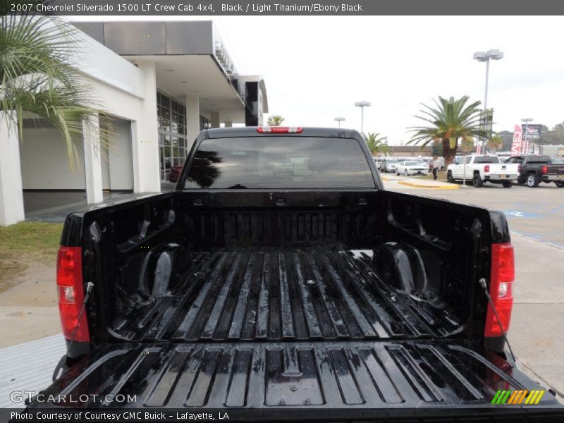 Black / Light Titanium/Ebony Black 2007 Chevrolet Silverado 1500 LT Crew Cab 4x4