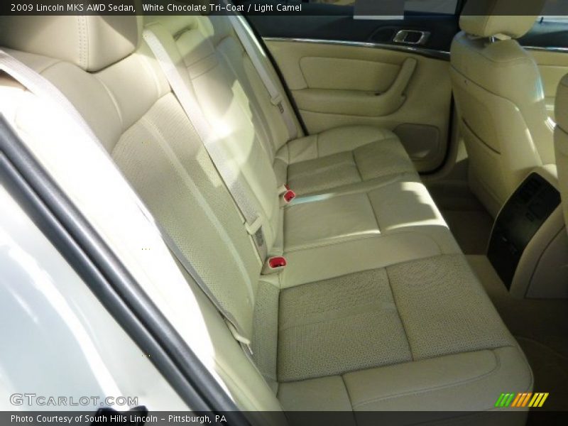 White Chocolate Tri-Coat / Light Camel 2009 Lincoln MKS AWD Sedan