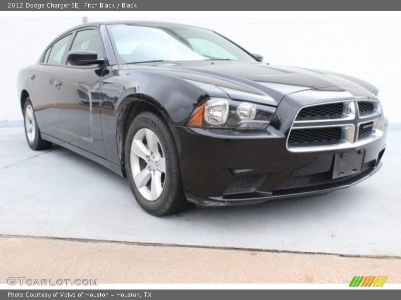 Pitch Black / Black 2012 Dodge Charger SE