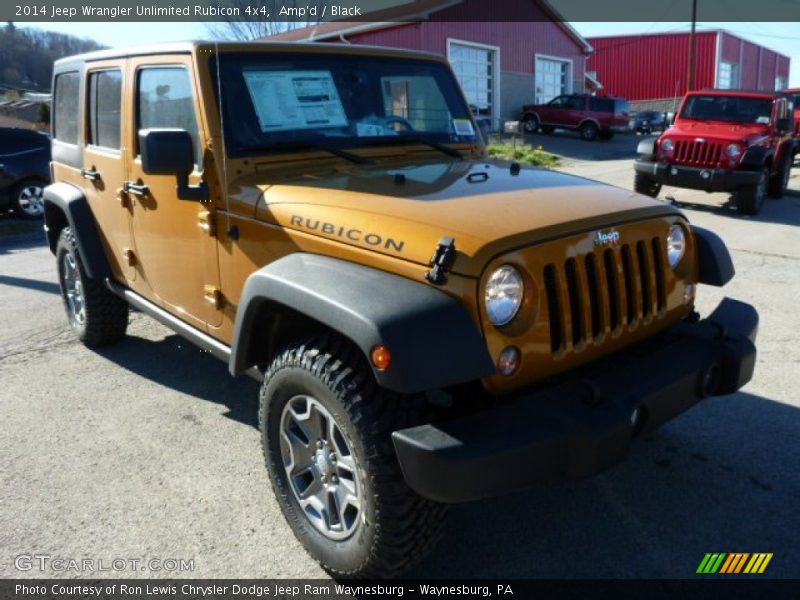Amp'd / Black 2014 Jeep Wrangler Unlimited Rubicon 4x4