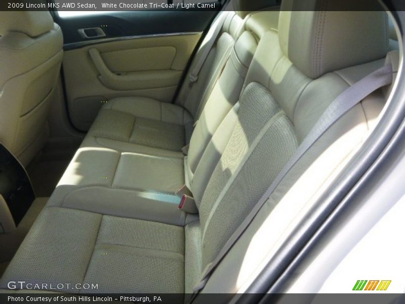 White Chocolate Tri-Coat / Light Camel 2009 Lincoln MKS AWD Sedan