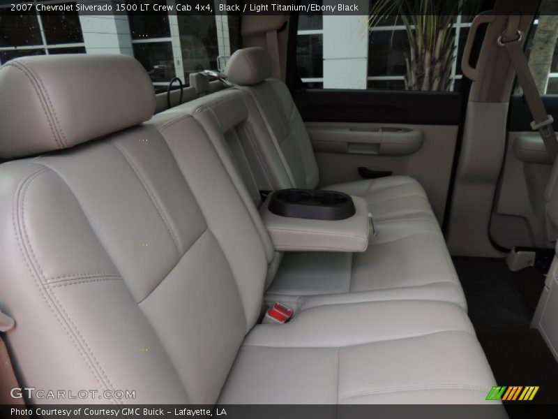 Black / Light Titanium/Ebony Black 2007 Chevrolet Silverado 1500 LT Crew Cab 4x4