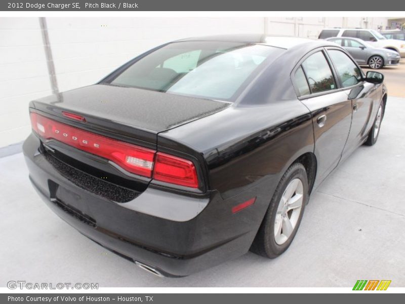 Pitch Black / Black 2012 Dodge Charger SE