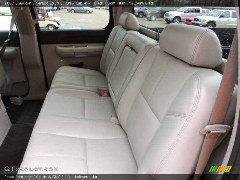 Black / Light Titanium/Ebony Black 2007 Chevrolet Silverado 1500 LT Crew Cab 4x4