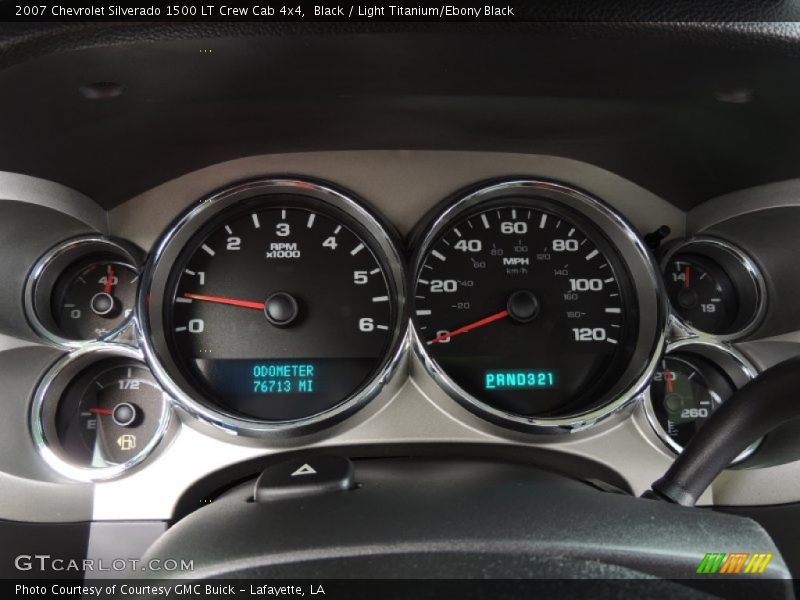 Black / Light Titanium/Ebony Black 2007 Chevrolet Silverado 1500 LT Crew Cab 4x4