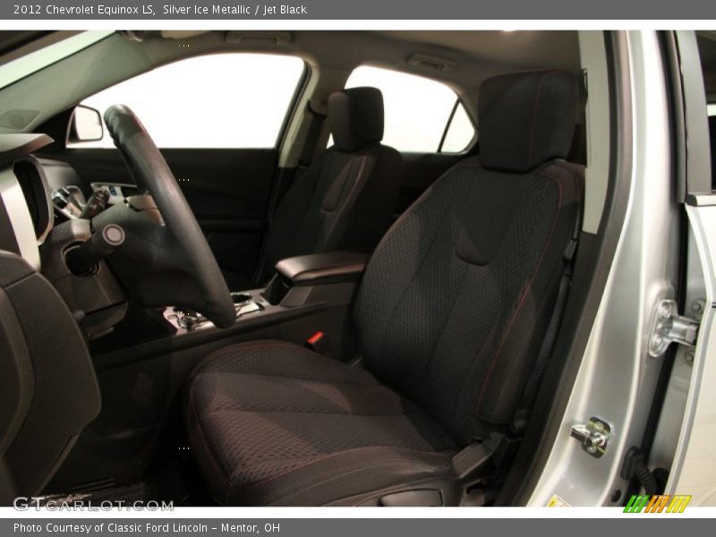Silver Ice Metallic / Jet Black 2012 Chevrolet Equinox LS