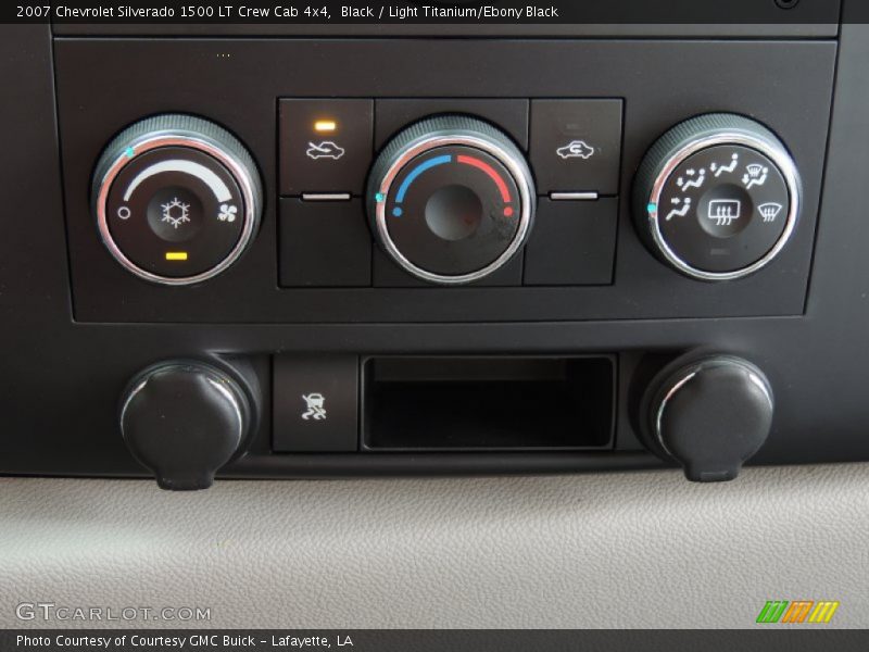 Black / Light Titanium/Ebony Black 2007 Chevrolet Silverado 1500 LT Crew Cab 4x4