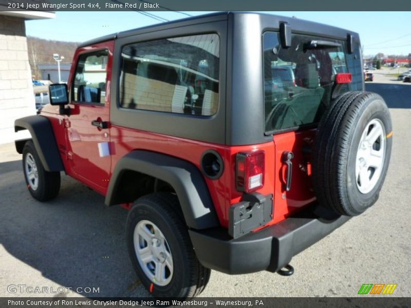 Flame Red / Black 2014 Jeep Wrangler Sport 4x4