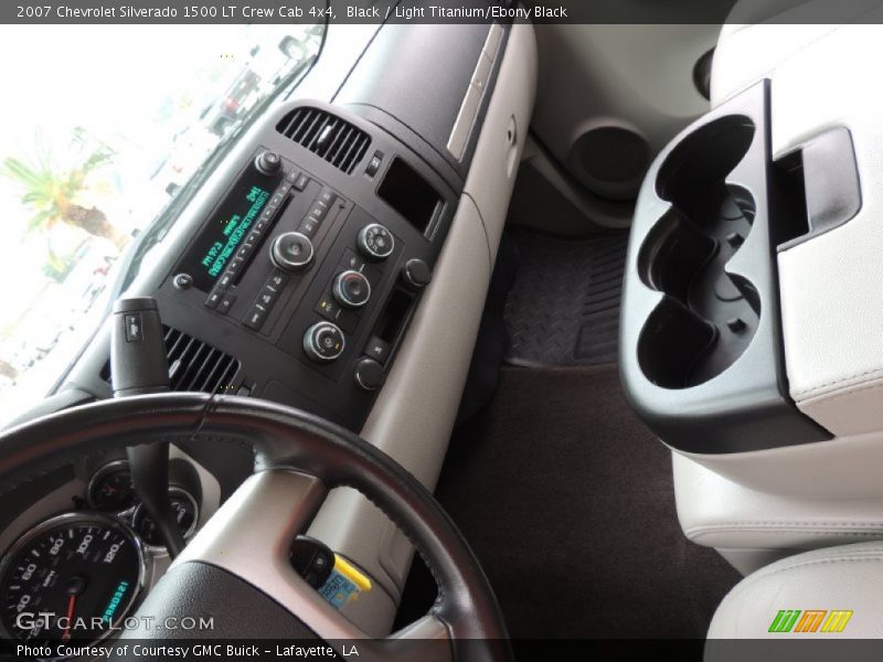 Black / Light Titanium/Ebony Black 2007 Chevrolet Silverado 1500 LT Crew Cab 4x4