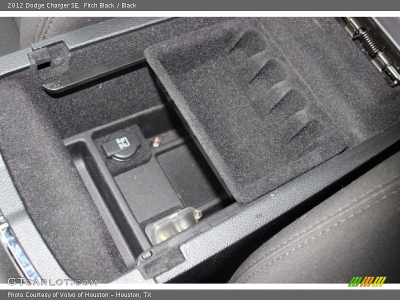 Pitch Black / Black 2012 Dodge Charger SE