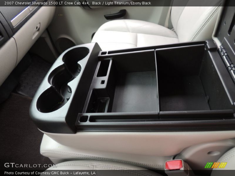 Black / Light Titanium/Ebony Black 2007 Chevrolet Silverado 1500 LT Crew Cab 4x4