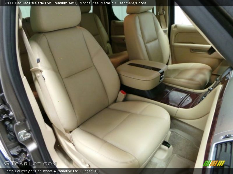 Mocha Steel Metallic / Cashmere/Cocoa 2011 Cadillac Escalade ESV Premium AWD