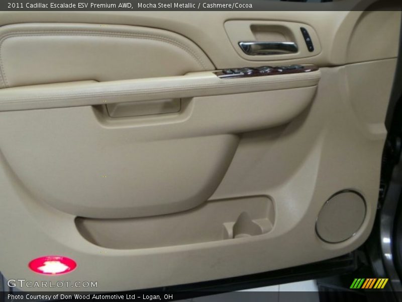 Mocha Steel Metallic / Cashmere/Cocoa 2011 Cadillac Escalade ESV Premium AWD