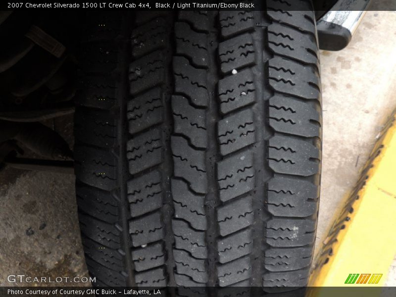 Black / Light Titanium/Ebony Black 2007 Chevrolet Silverado 1500 LT Crew Cab 4x4