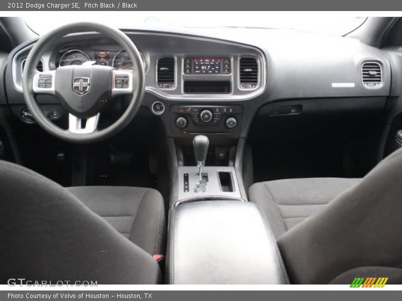 Pitch Black / Black 2012 Dodge Charger SE