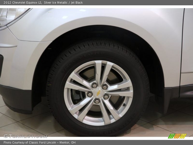Silver Ice Metallic / Jet Black 2012 Chevrolet Equinox LS