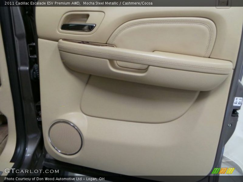 Mocha Steel Metallic / Cashmere/Cocoa 2011 Cadillac Escalade ESV Premium AWD