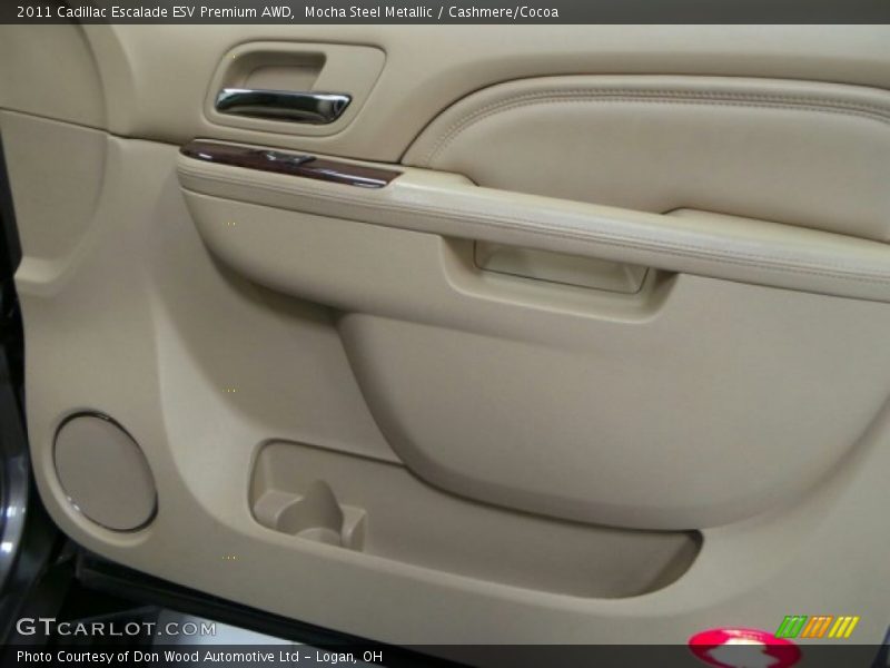 Mocha Steel Metallic / Cashmere/Cocoa 2011 Cadillac Escalade ESV Premium AWD