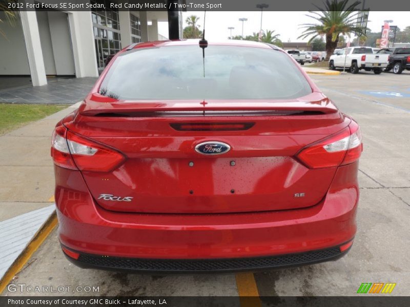 Red Candy Metallic / Two-Tone Sport 2012 Ford Focus SE Sport Sedan
