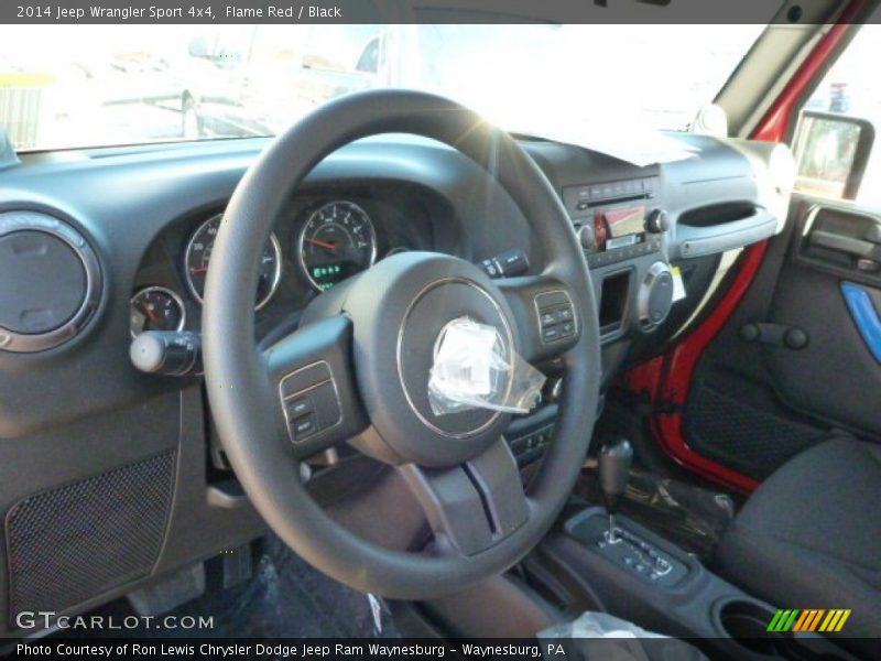 Flame Red / Black 2014 Jeep Wrangler Sport 4x4