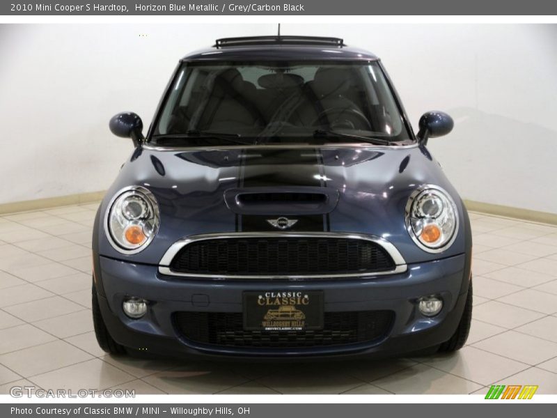 Horizon Blue Metallic / Grey/Carbon Black 2010 Mini Cooper S Hardtop