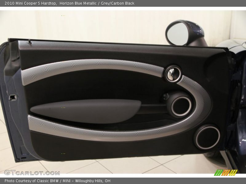 Horizon Blue Metallic / Grey/Carbon Black 2010 Mini Cooper S Hardtop