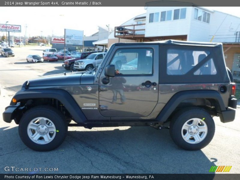 Granite Metallic / Black 2014 Jeep Wrangler Sport 4x4