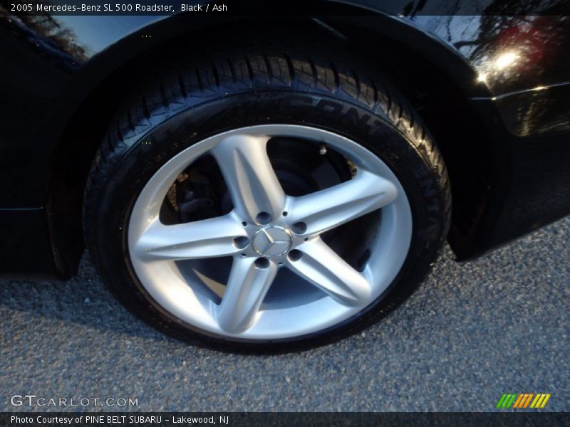 Black / Ash 2005 Mercedes-Benz SL 500 Roadster