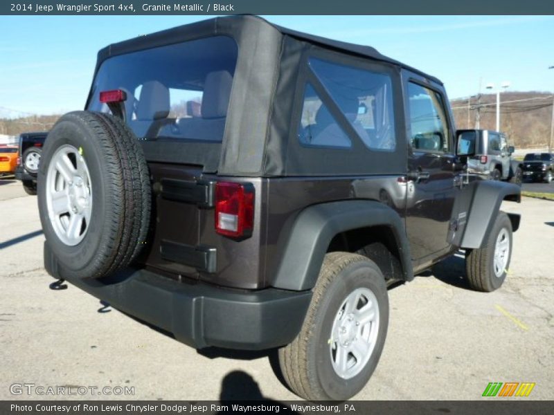 Granite Metallic / Black 2014 Jeep Wrangler Sport 4x4