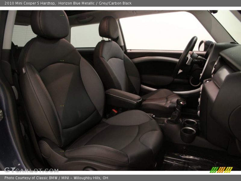 Horizon Blue Metallic / Grey/Carbon Black 2010 Mini Cooper S Hardtop