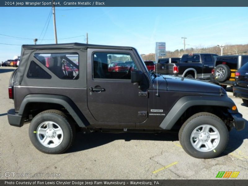 Granite Metallic / Black 2014 Jeep Wrangler Sport 4x4