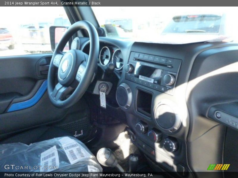 Granite Metallic / Black 2014 Jeep Wrangler Sport 4x4