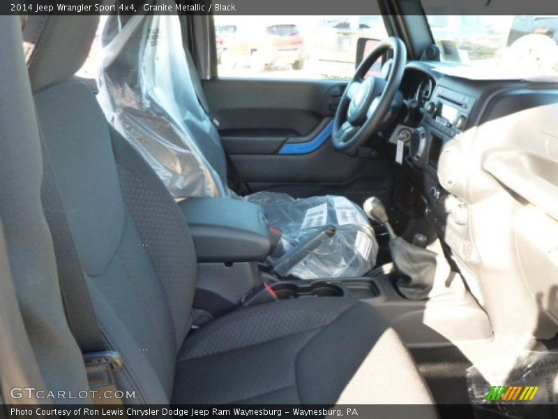 Granite Metallic / Black 2014 Jeep Wrangler Sport 4x4
